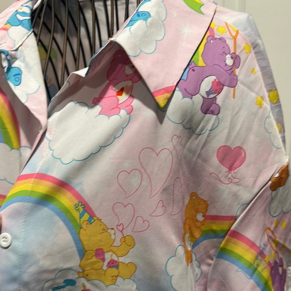 Colorful Cartoon Print Shirt Care Bears - Picture 2 of 3